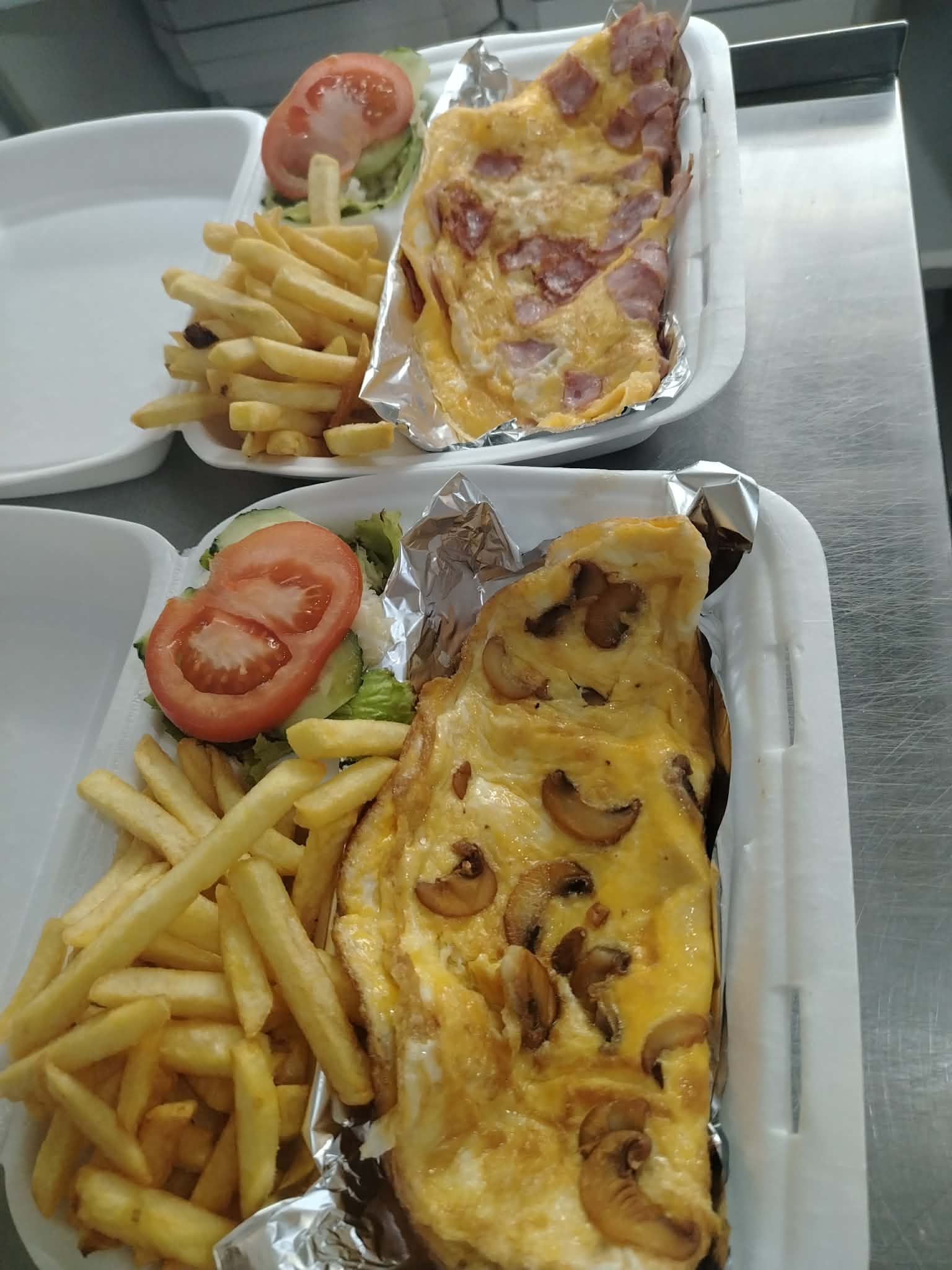 Omlet šampinjoni